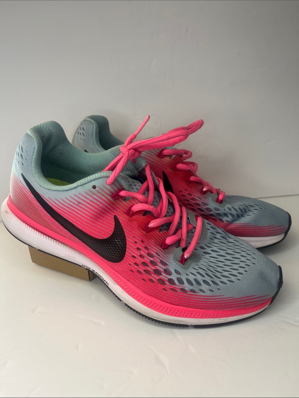 Nike Air Zoom Women’s Running Sneakers - Pink & Light Blue